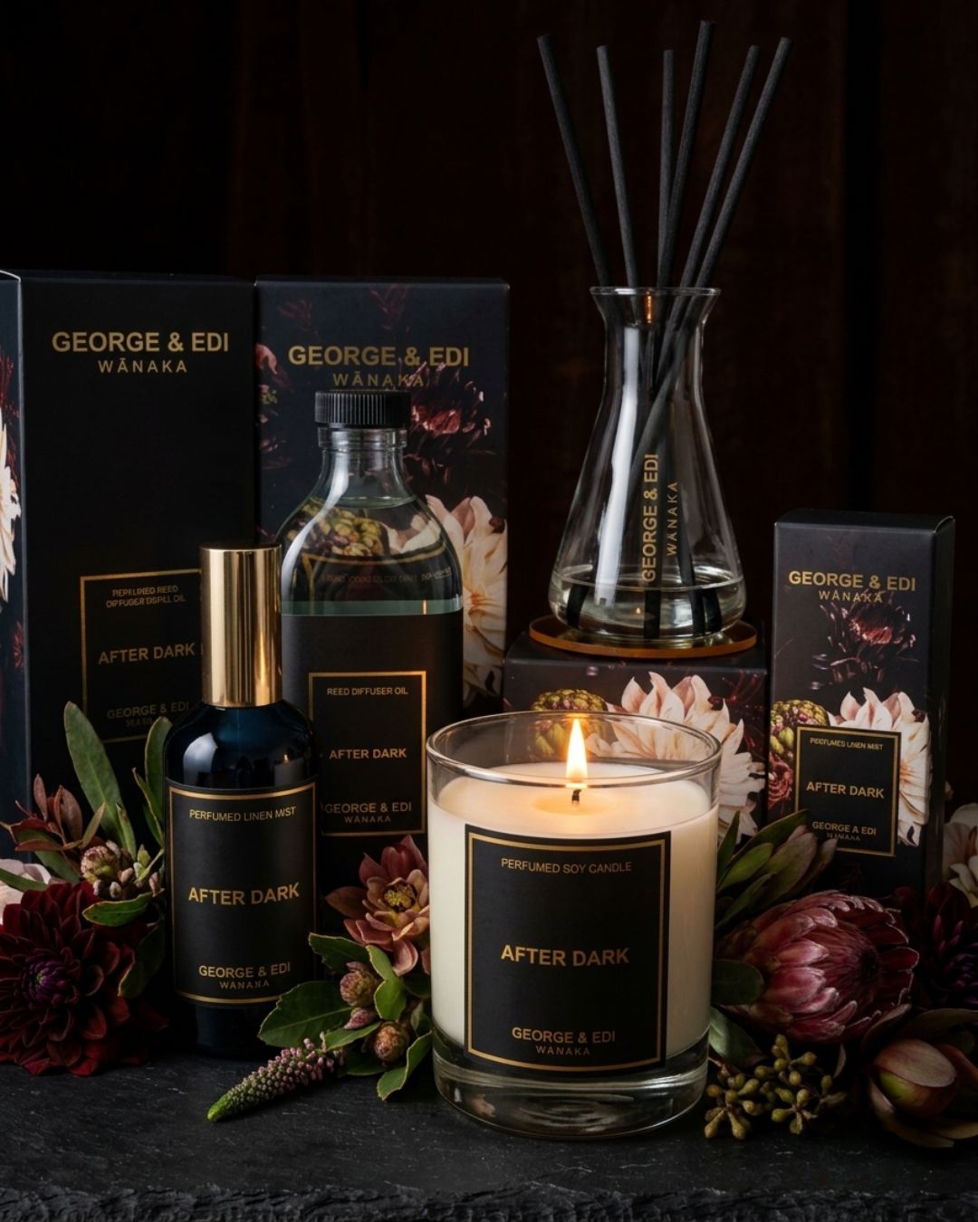 GEORGE & EDI The Darker Side Linen Mist – After Dark