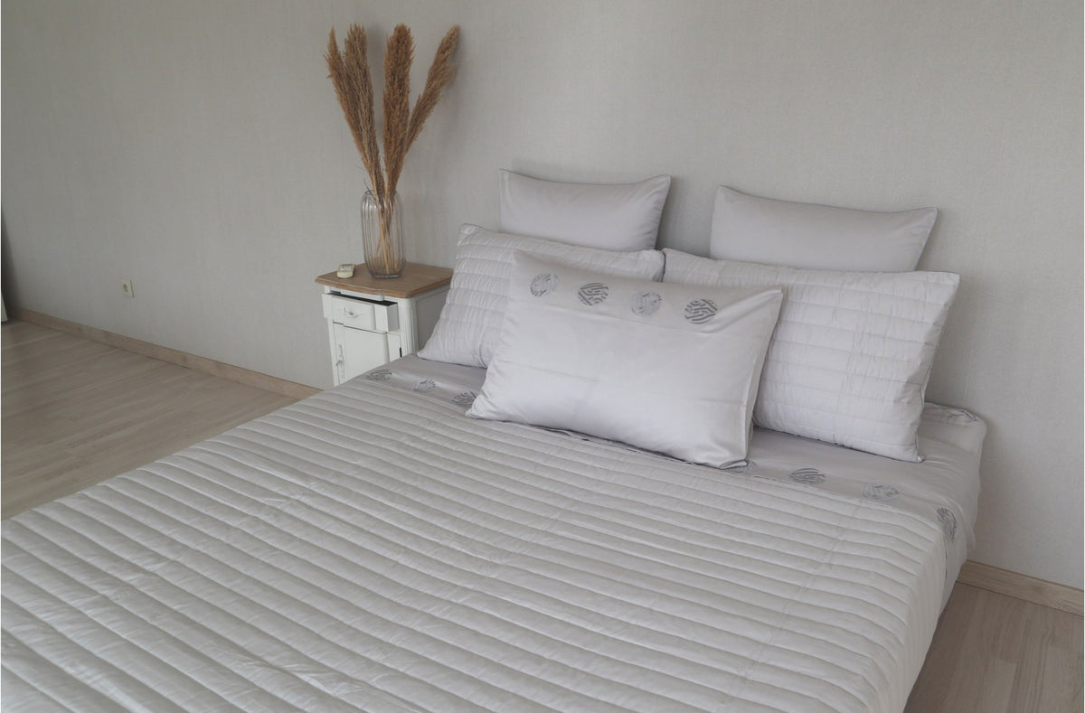 Coruche Sheet Set - Silver