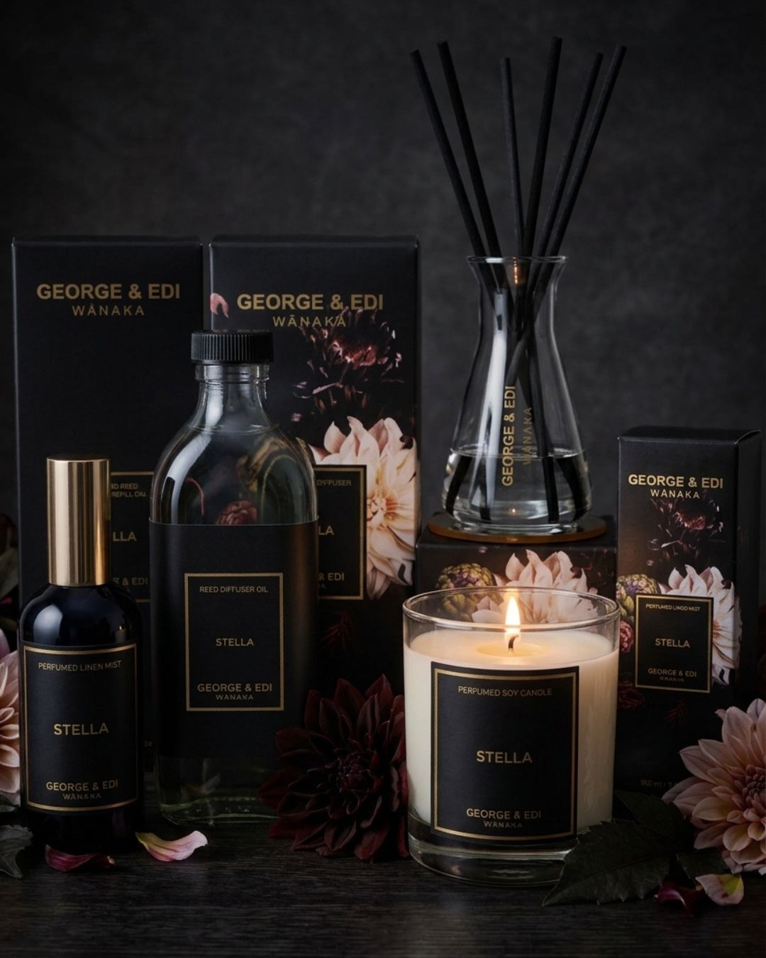 GEORGE & EDI The Darker Side Linen Mist – Stella
