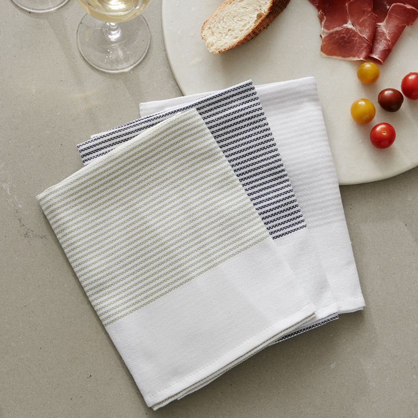 Thirsty Tea Towels - Smoke, Olive & Ash