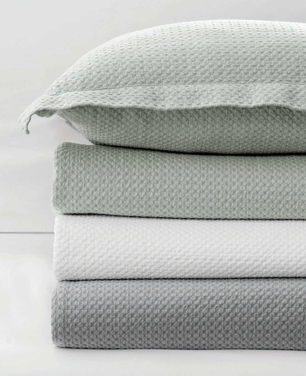 Dotty Bedspread Set - Grey