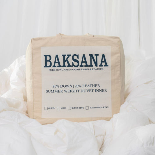 80/20 Hungarian Goose Down & Feather Summer Weight Duvet Inner