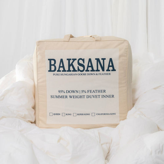 95/5 Hungarian Goose Down & Feather Summer Weight Duvet Inner