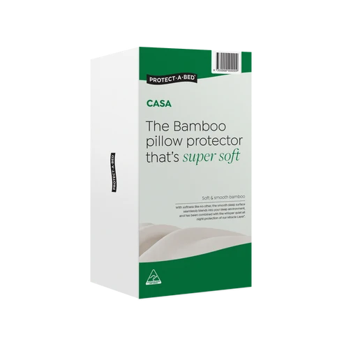 Casa Bamboo Jersey Waterproof Standard Pillow Protector