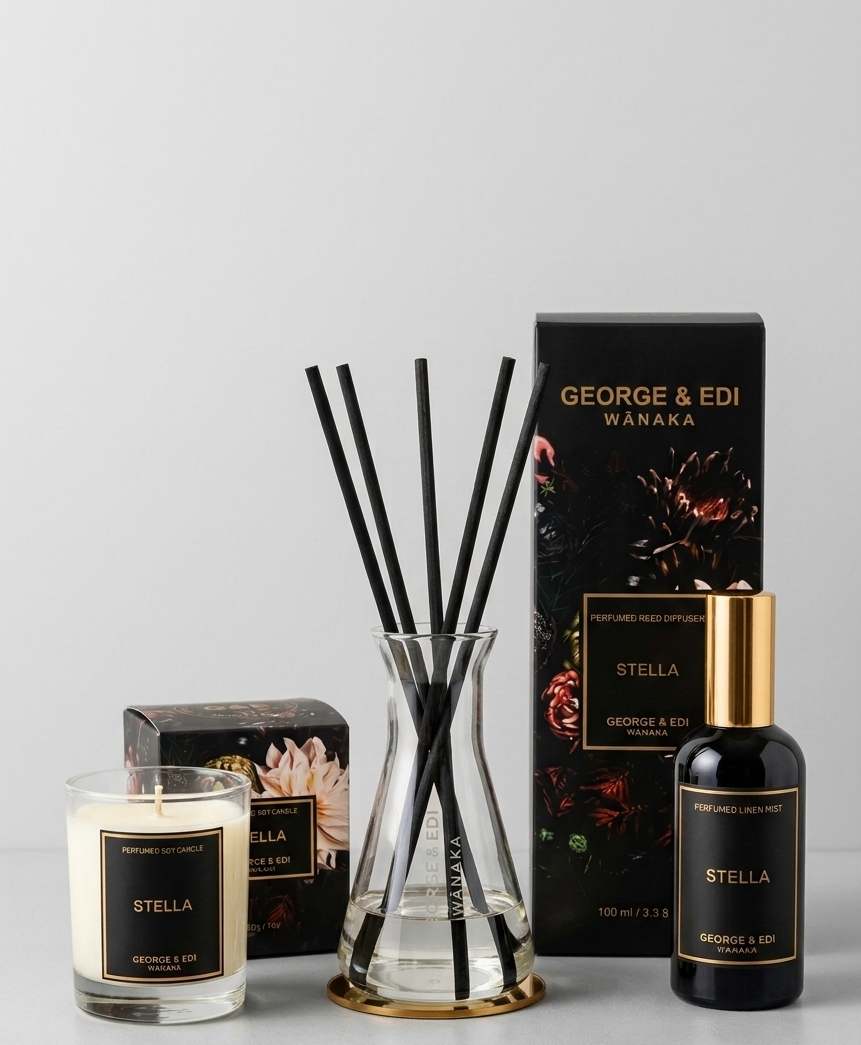 GEORGE & EDI The Darker Side Linen Mist – Stella