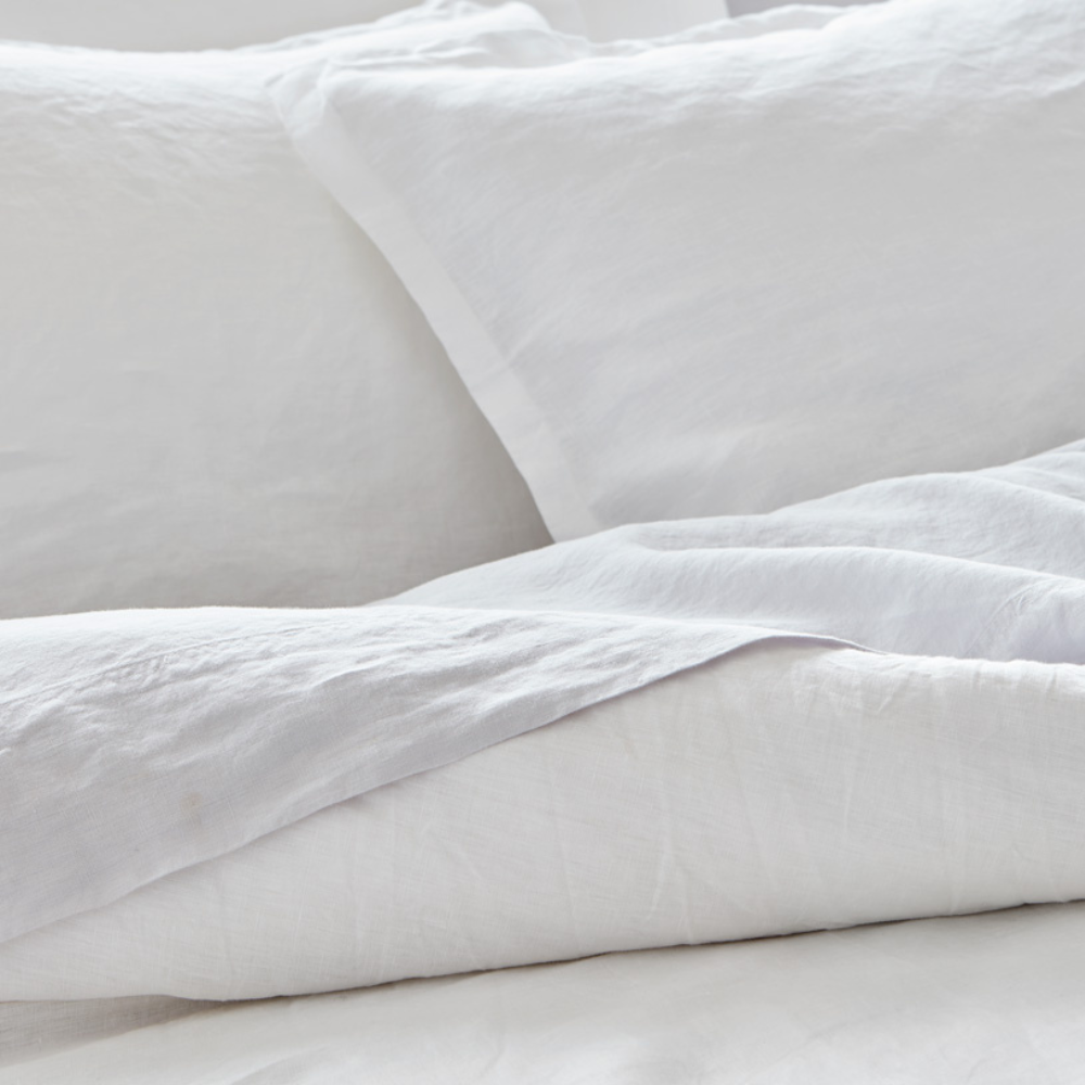 Baltic Linen Duvet Cover Set - White