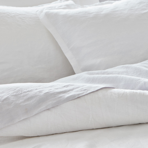 Baltic Linen Duvet Cover Set - White