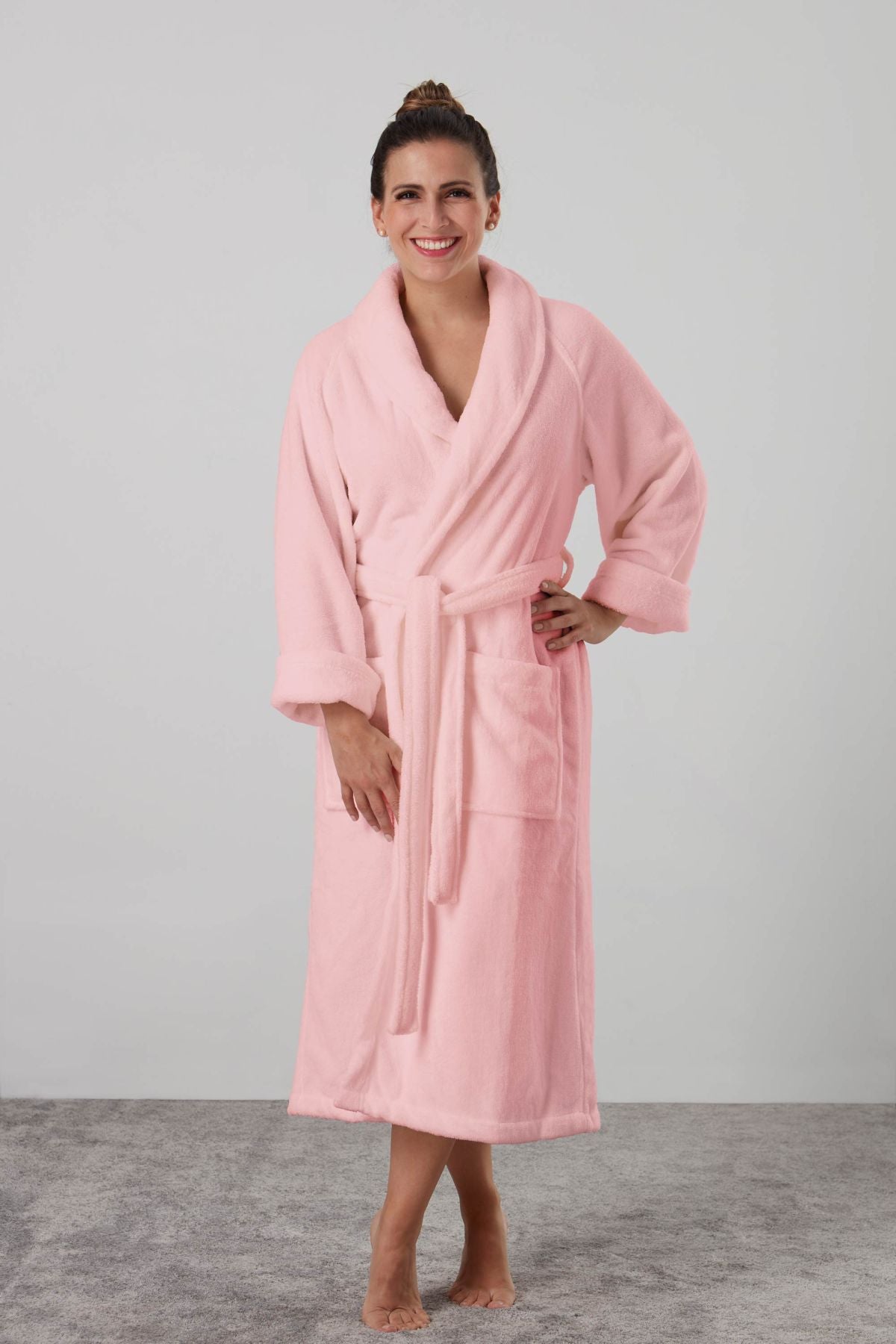 Manor Women's Plush Robe - Blush